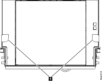 I/O enclosure backplane assembly screws and brackets