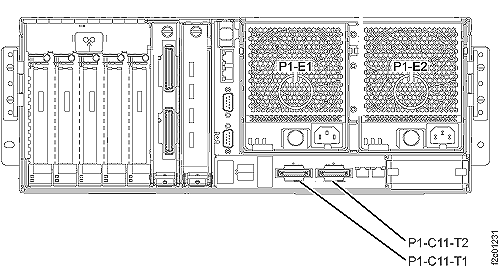 CEC enclosure SPCN cable connectors