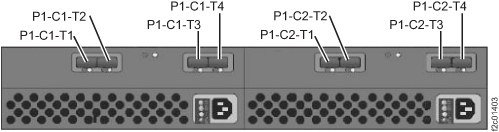 Storage enclosure locations rear