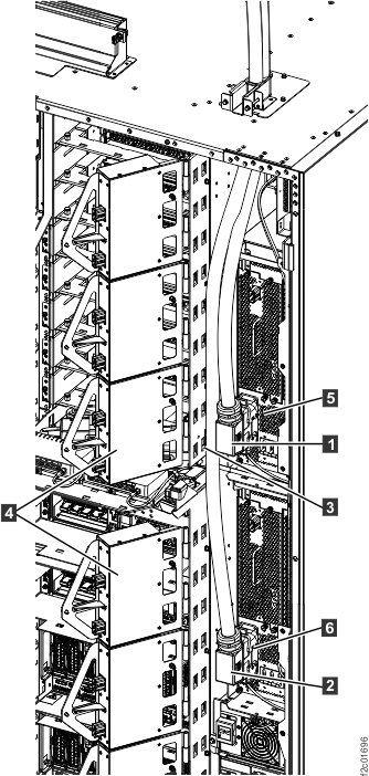 Model 951, 95E power cables (top exit)