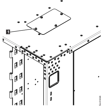 Removing top exit line cord cover plate
