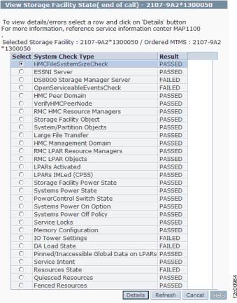 Window: View Storage Facility State