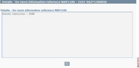Window: Fenced resource details