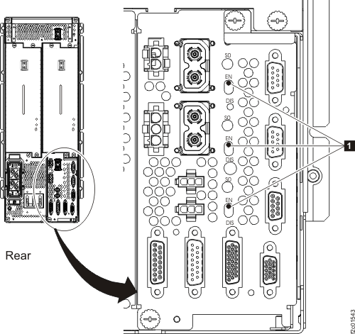 Model 951PPS sequencer module and LED enable/disable switch