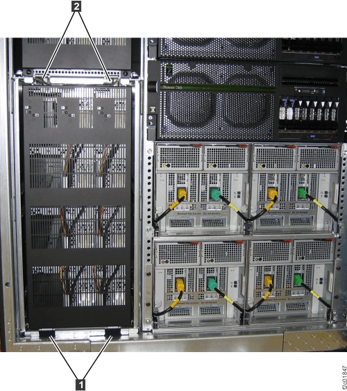 Black cover for battery service module enclosure