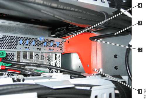 Orange CEC enclosure right shipping bracket