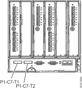 I/O enclosure PCIe locations (rear)
