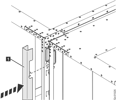 Installing the interrack decorative covers