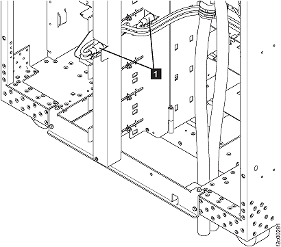 208VDC power input cable
