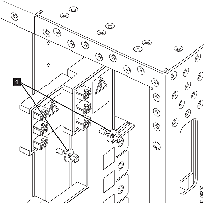 5/12V bus bar frame nuts and washers