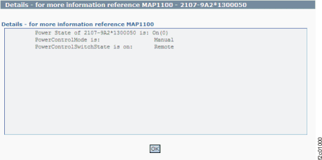 Window: Storage facility power state details