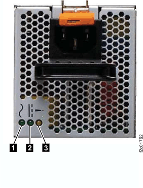 CEC enclosure power supply LEDs (Model 961)