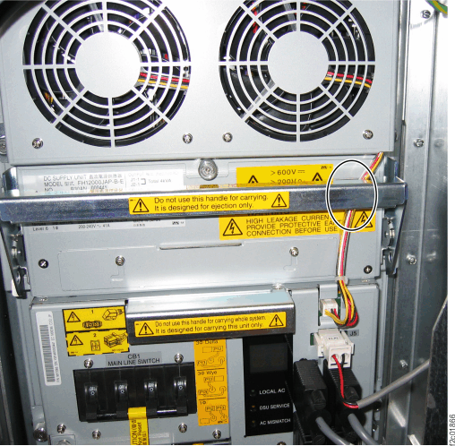 Fan assembly cable routing