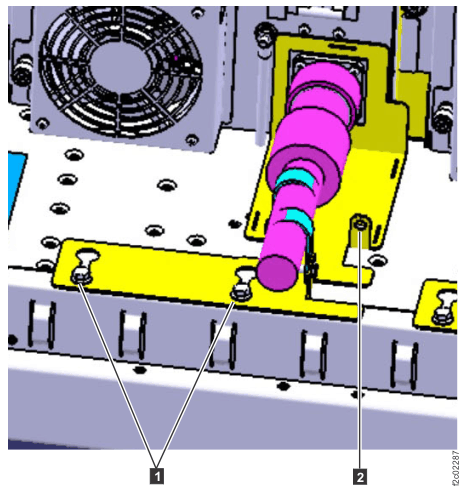 Power cable bracket without safety cover