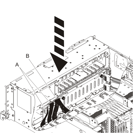 Reconnecting the power, signal, and control panel cables